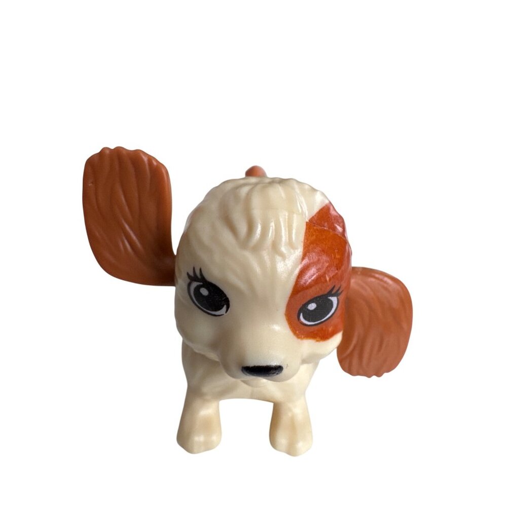 Barbie Swim Puppy Dog Vintage 1990s Plastic Figurine Brown Tan Ears Move Vintage - Picture 4 of 10